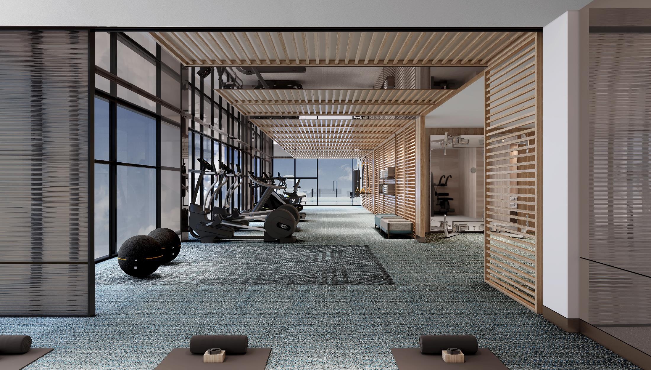 Phòng Gym hiện đại tại Ansana by Kita